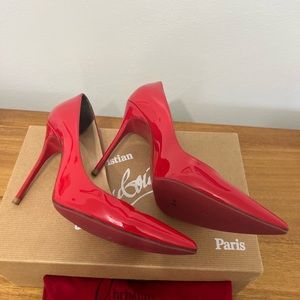 Chrisitan Louboutin Décolleté 554 100 Red patent-leather pumps